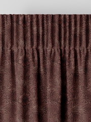 William Morris At Home Burgundy Red Burgundy Marigold Velvet Made to Measure Curtains - Image 6 of 9