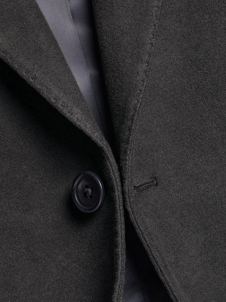 Charles Tyrwhitt Grey Italian Moleskin Slim Fit Jacket - Image 6 of 6