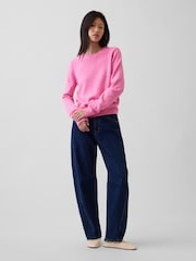 Gap Pink CashSoft Crew Jumper - Image 3 of 4