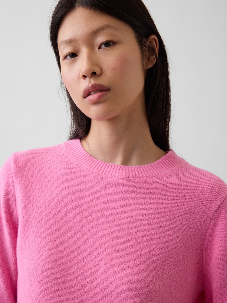 Gap Pink CashSoft Crew Jumper - Image 4 of 4 Gap Pink CashSoft Crew Jumper - Image 4 of 4