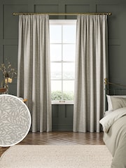 William Morris At Home Grey Willow Made to Measure Curtains - Image 1 of 9