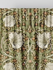William Morris At Home Green Pimpernel Velvet Made to Measure Curtains - Image 5 of 9