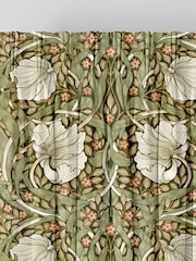 William Morris At Home Green Pimpernel Velvet Made to Measure Curtains - Image 6 of 9