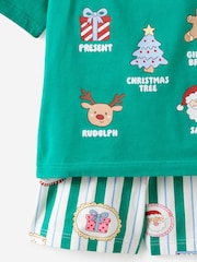 Cotton On Green Kids Dreamdrift Family Xmas Pyjamas Set - Image 4 of 4