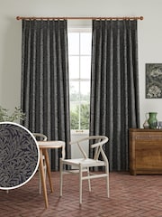 William Morris At Home Indigo Blue Willow Woven Made to Measure Curtains - Image 1 of 9