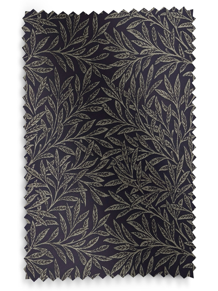 William Morris At Home Indigo Blue Willow Woven Made to Measure Curtains - Image 9 of 9