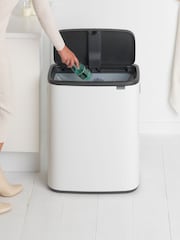 Brabantia White Bo Touch 60L Bin - Image 2 of 6