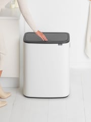 Brabantia White Bo Touch 60L Bin - Image 3 of 6