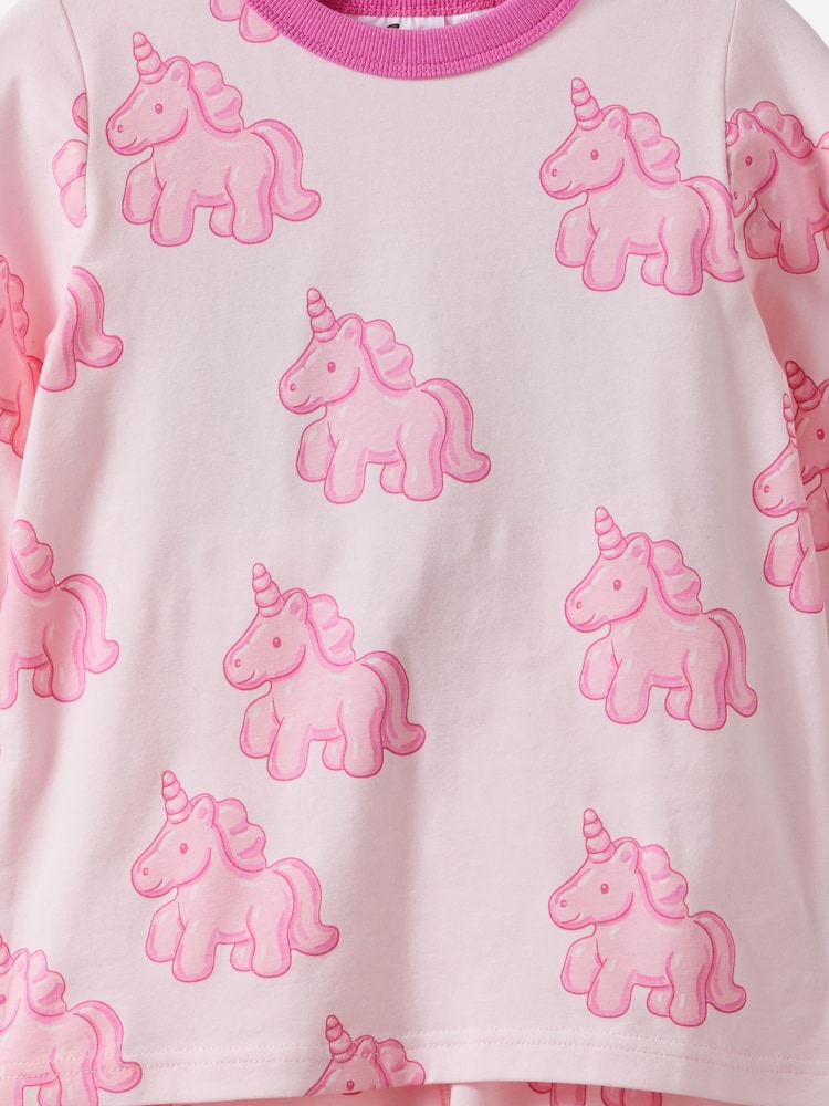 Cotton On Pink Dreamdrift Long Sleeve Pyjamas Set - Image 2 of 3 Cotton On Pink Dreamdrift Long Sleeve Pyjamas Set - Image 2 of 3
