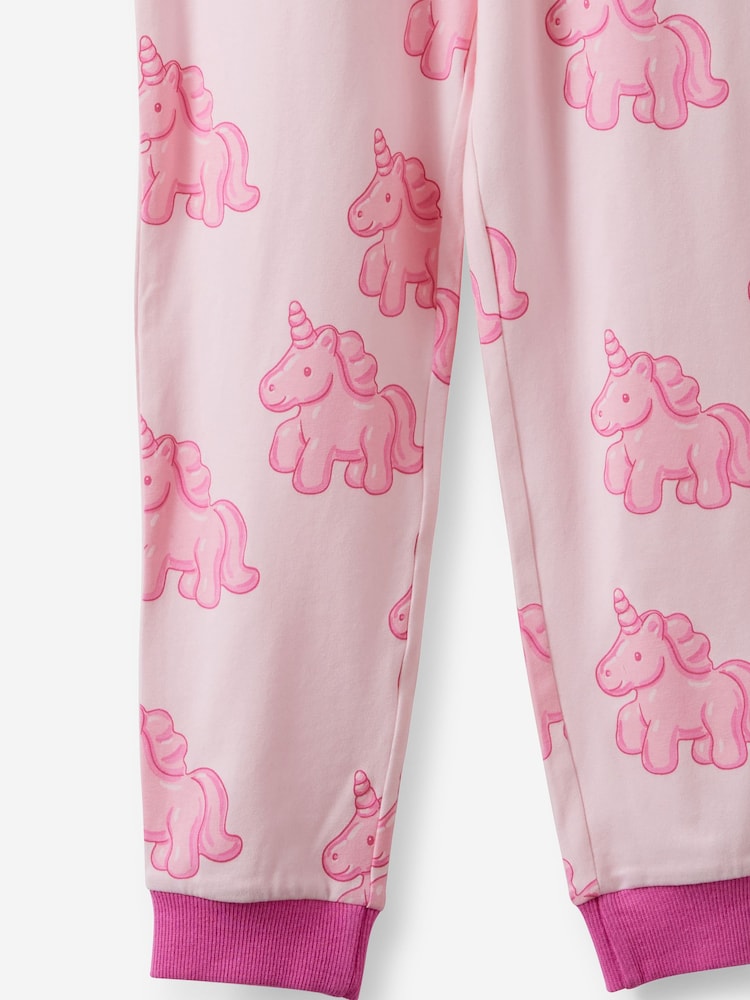 Cotton On Pink Dreamdrift Long Sleeve Pyjamas Set - Image 3 of 3 Cotton On Pink Dreamdrift Long Sleeve Pyjamas Set - Image 3 of 3