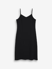Black/White Naturally Cooling Cotton Midi Slips 2 Pack - Image 2 of 4
