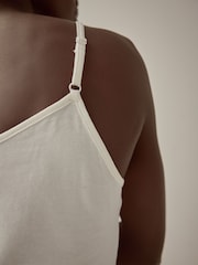 Black/White Naturally Cooling Cotton Slips 2 Pack - Image 6 of 9