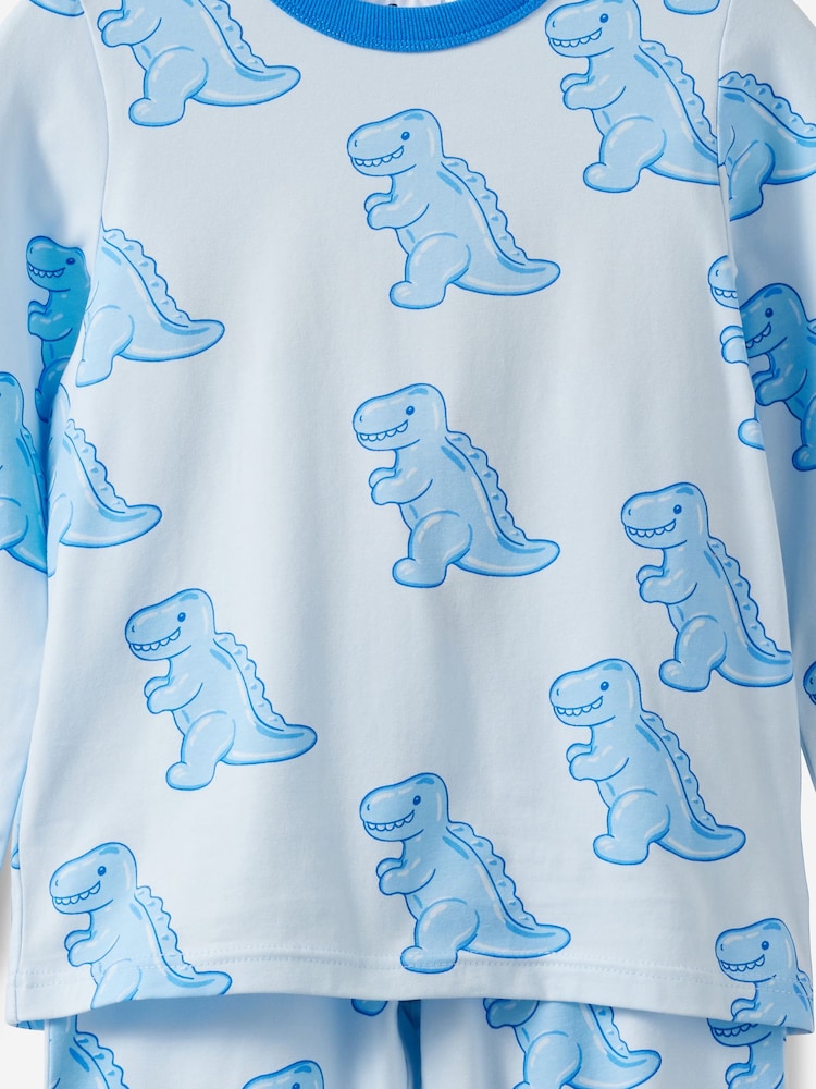 Cotton On Blue Dreamdrift Long Sleeve Pyjamas Set - Image 2 of 3 Cotton On Blue Dreamdrift Long Sleeve Pyjamas Set - Image 2 of 3