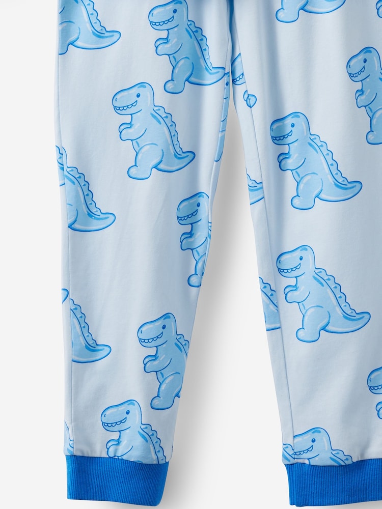 Cotton On Blue Dreamdrift Long Sleeve Pyjamas Set - Image 3 of 3 Cotton On Blue Dreamdrift Long Sleeve Pyjamas Set - Image 3 of 3