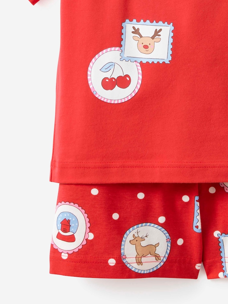 Cotton On Red Kids Dreamdrift Family Xmas Pyjamas Set - Image 3 of 3
