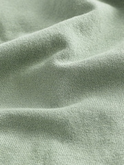 Salbeigrün - Strick-T-Shirt mit normaler Passform - Bild 5 von 5