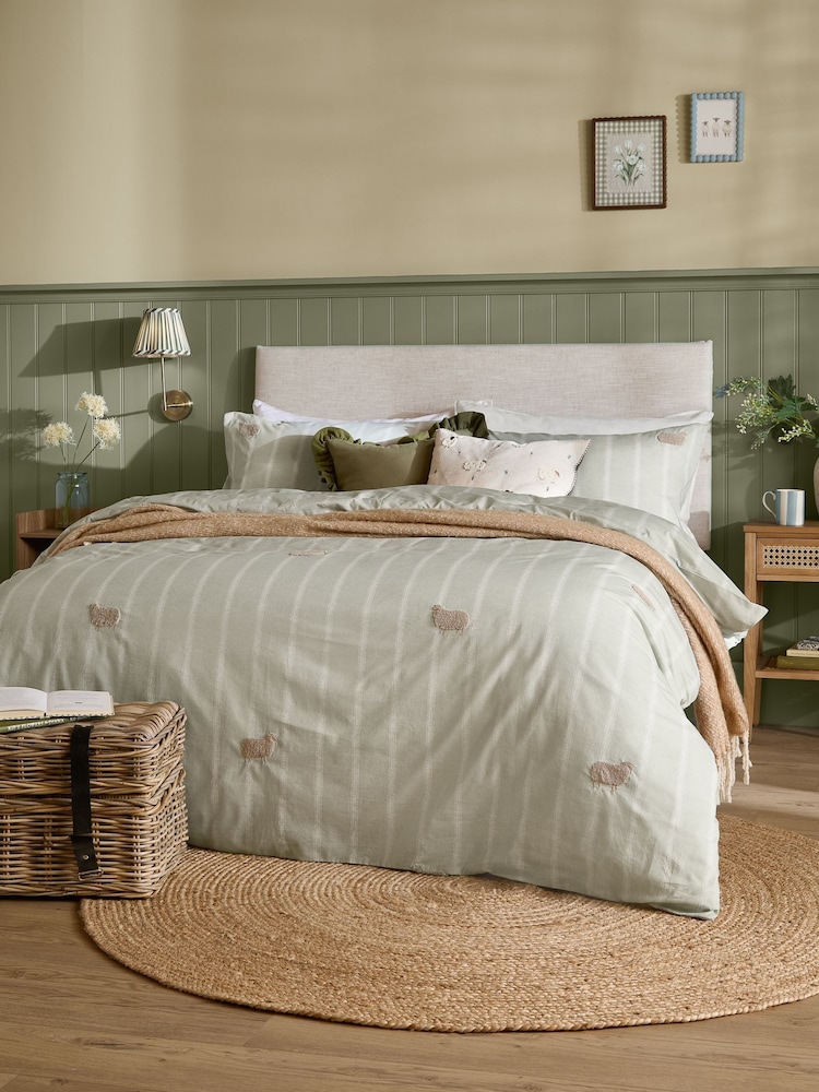 Wylder Ramble Sheep Cotton Tufted Duvet Set - Bilde 1 av 3