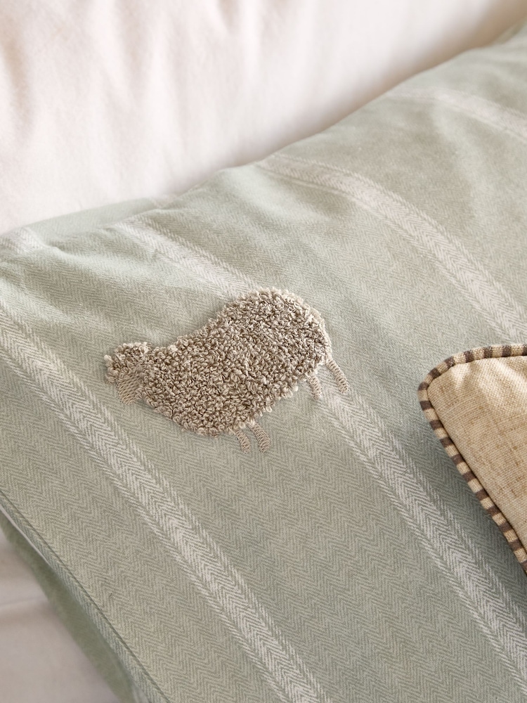 Wylder Ramble Sheep Cotton Tufted Duvet Set - Bilde 3 av 3