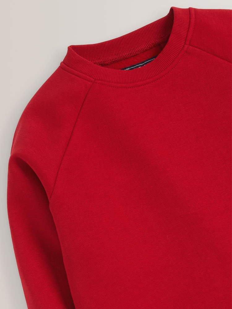 Red 2 Pack Crew Neck School Sweater (3-16yrs) - Image 4 of 4
