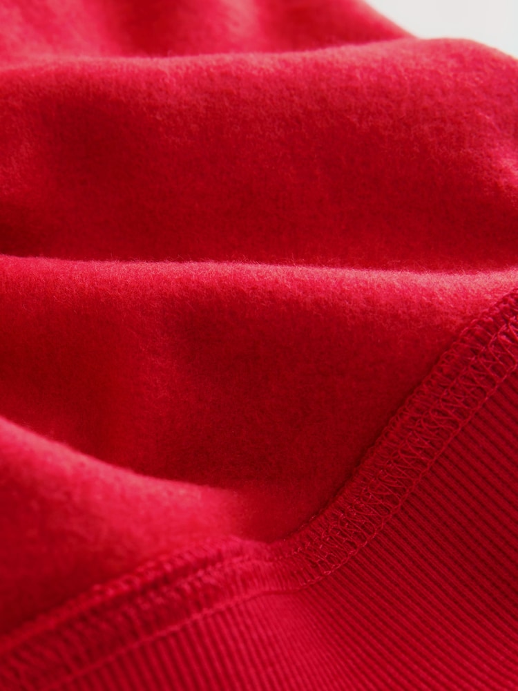 Red Crew Neck School Sweater (3-16yrs) - Image 5 of 6