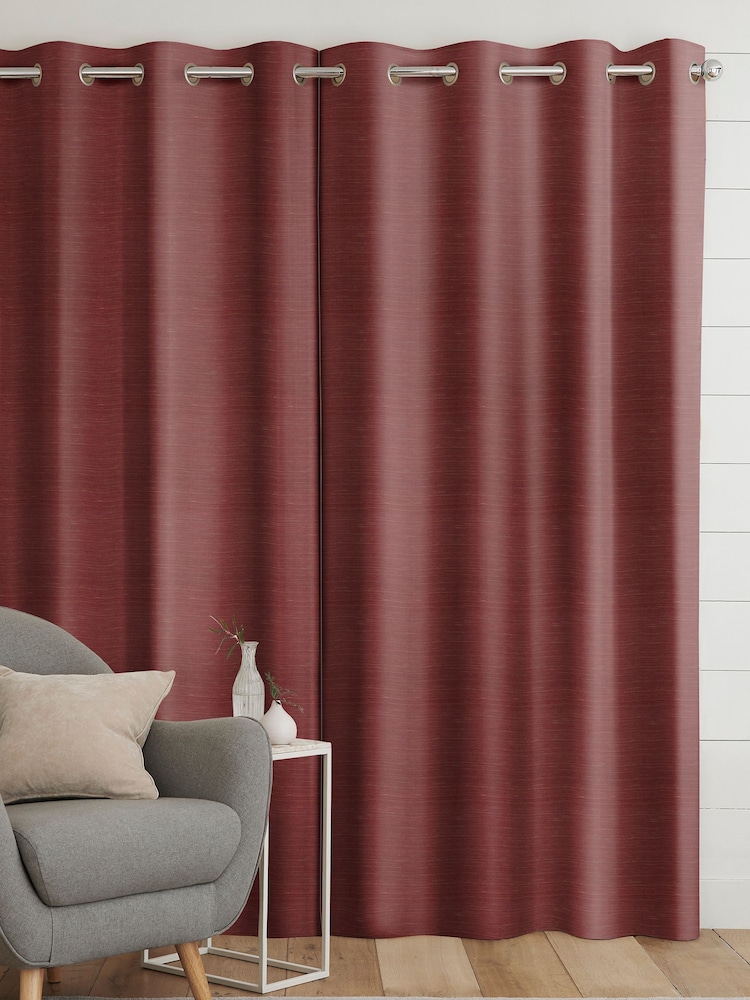 Cherry Red Voyage Maison Jasper Made To Measure Curtains - Image 2 of 8
