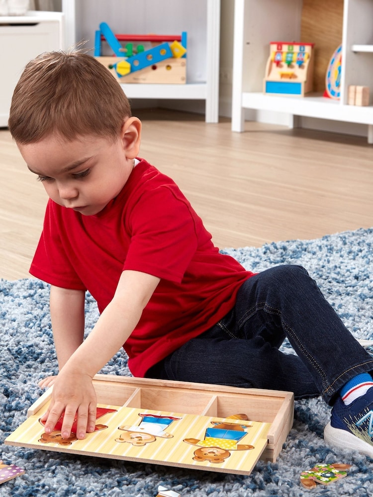 Melissa & Doug Wooden Bear Family Dress Up Puzzle - Image 2 of 3