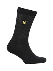 Lyle & Scott White Socks 5 Pack - Image 7 of 7