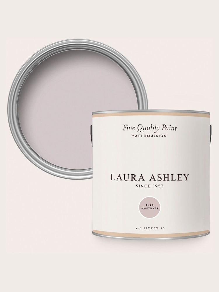 Laura Ashley Pale Amethyst Purple Matt Emulsion 2.5Lt Paint - Image 4 of 4