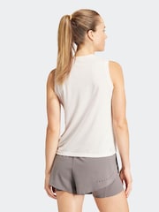 Бело-розовый - Спортивная майка с логотипом adidas Train Essentials - Изображение 5 из 8