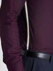 Blue Slim Fit Puppytooth Tuxedo Suit: Jacket - Image 14 of 17