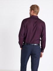 Blue Slim Fit Puppytooth Tuxedo Suit: Jacket - Image 7 of 17