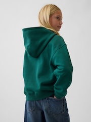 Gap Green & Pink Vintage Soft Relaxed Hoodie (4-13yrs) - Image 2 of 5
