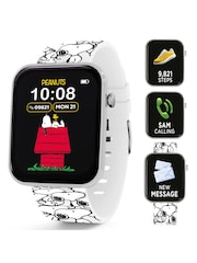 Peers Hardy White Peanuts Snoopy White Printed Strap Smart Watch - Image 2 of 6