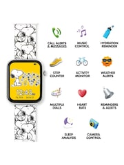 Peers Hardy White Peanuts Snoopy White Printed Strap Smart Watch - Image 4 of 6