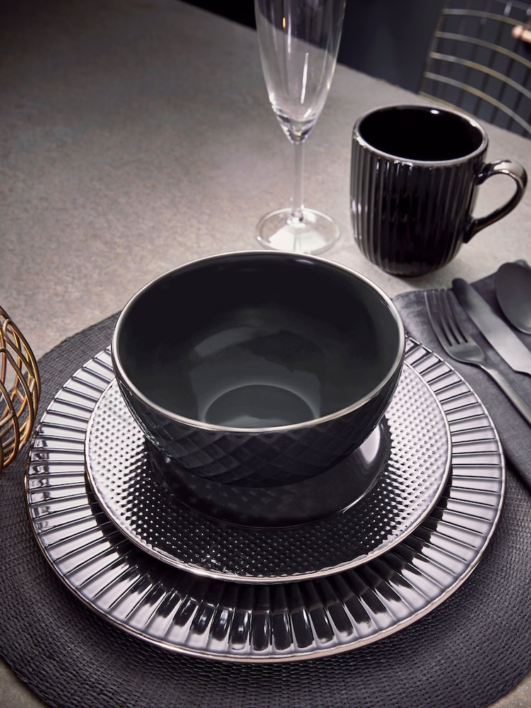 Tower 16 Piece Black Dinnerware Set - Image 1 of 2