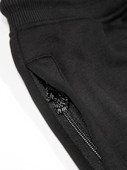 Luke 1977 Black Porto Uncuffed Joggers - Image 7 of 8