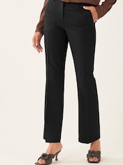 Black Boot Cut Trousers - Image 1 of 5