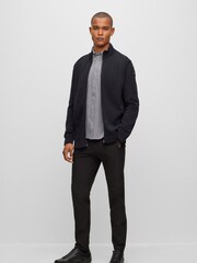 BOSS Blue Biado Button Down Collar Long Sleeve Shirt - Image 3 of 6