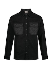 Luke 1977 Black Down Overshirt - Image 3 of 7