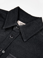 Luke 1977 Black Down Overshirt - Image 5 of 7