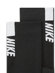 Nike Black/White Multiplier Crew Socks 2 Pack - Image 8 of 8