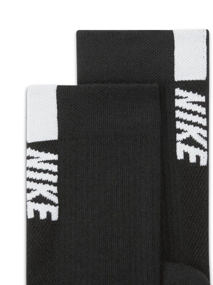 Nike Black/White Multiplier Crew Socks 2 Pack - Image 8 of 8