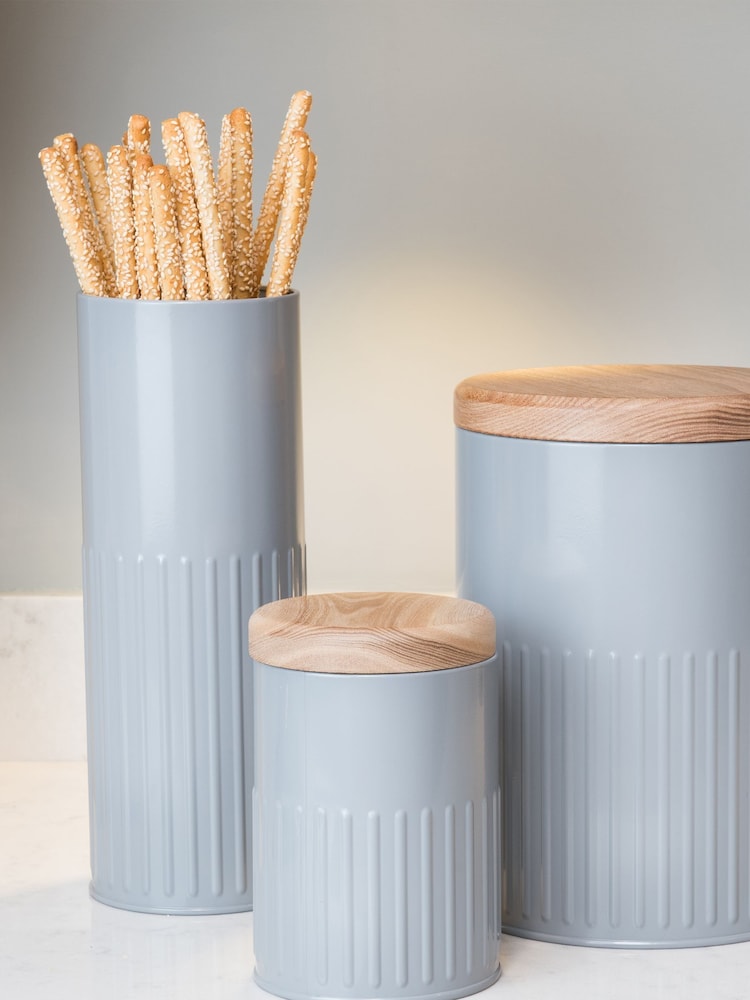 Bakehouse Grey Tall Grey Storage Canister - Image 1 of 4