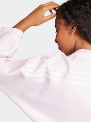 adidas Pink Sportswear Future Icons 3-Stripes Sweatshirt - Image 5 of 7