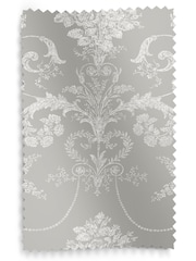 Laura Ashley Grey Josette Steel Made to Measure Roman Blind - Image 7 of 7