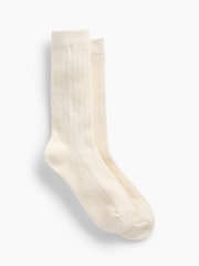 Gap Cream CashSoft Crew Socks - Image 1 of 2