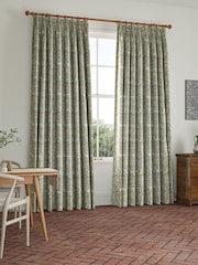 William Morris At Home Sage Green Wild Tulip Made to Measure 100% Cotton Curtains - Image 2 of 9