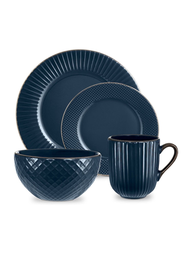Tower 16 Piece Blue Dinnerware Set - Image 1 of 2