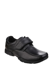 Hush Puppies Black Freddy 2 Senior School Shoes - Image 2 of 5