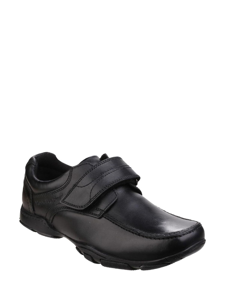 Hush Puppies Black Freddy 2 Senior School Shoes - Image 2 of 5